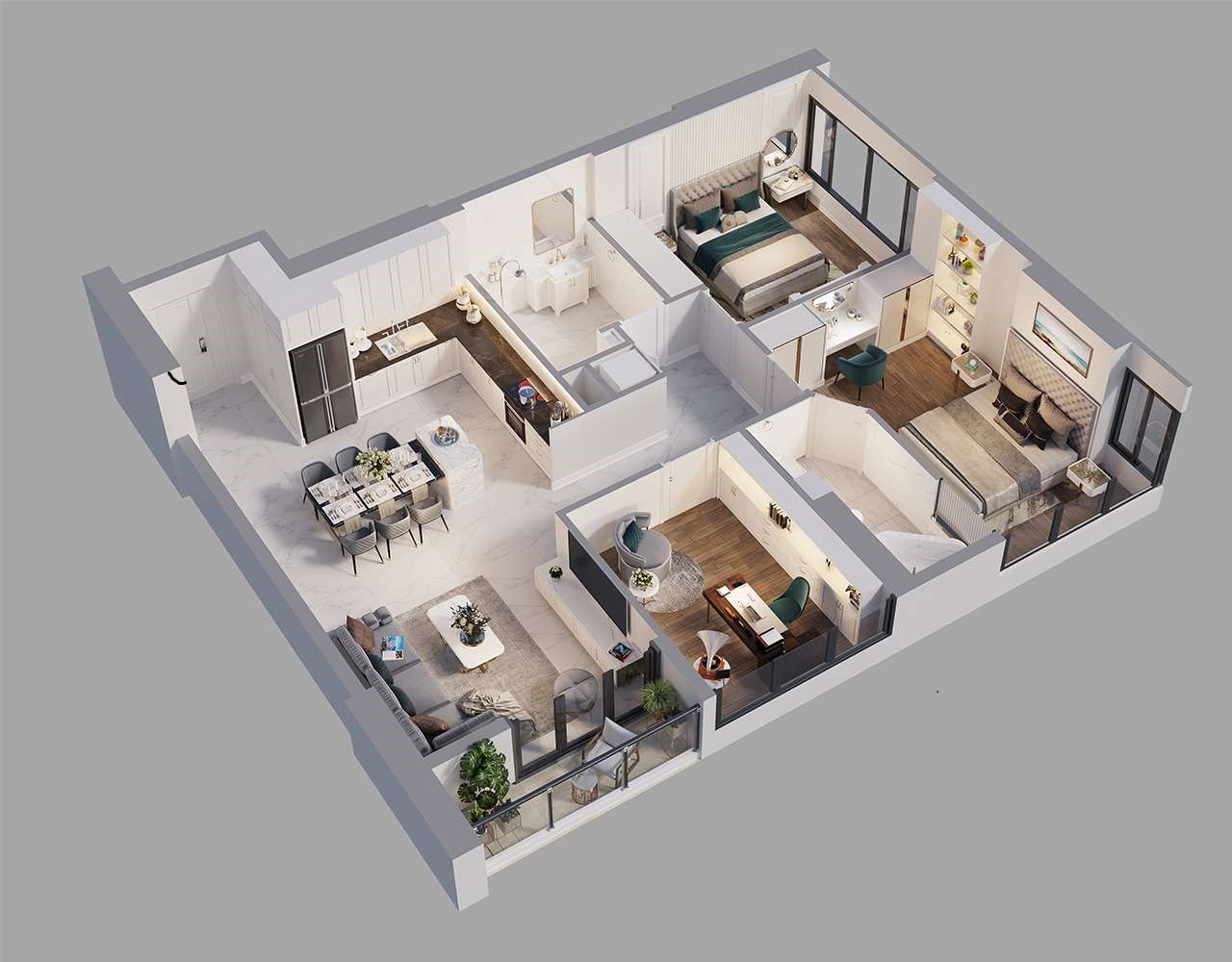 2PN ThaiGrand Casa Riva Đà Nẵng