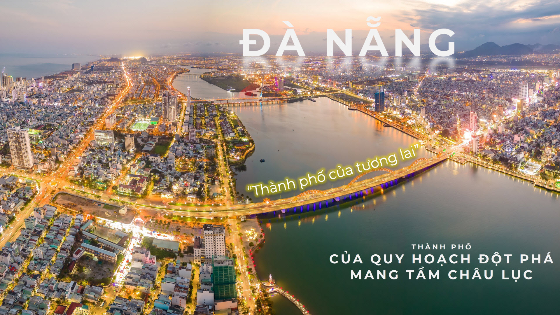 View Cầu Rồng từ tầng 20 Căn Hộ The Meridian Đà Nẵng