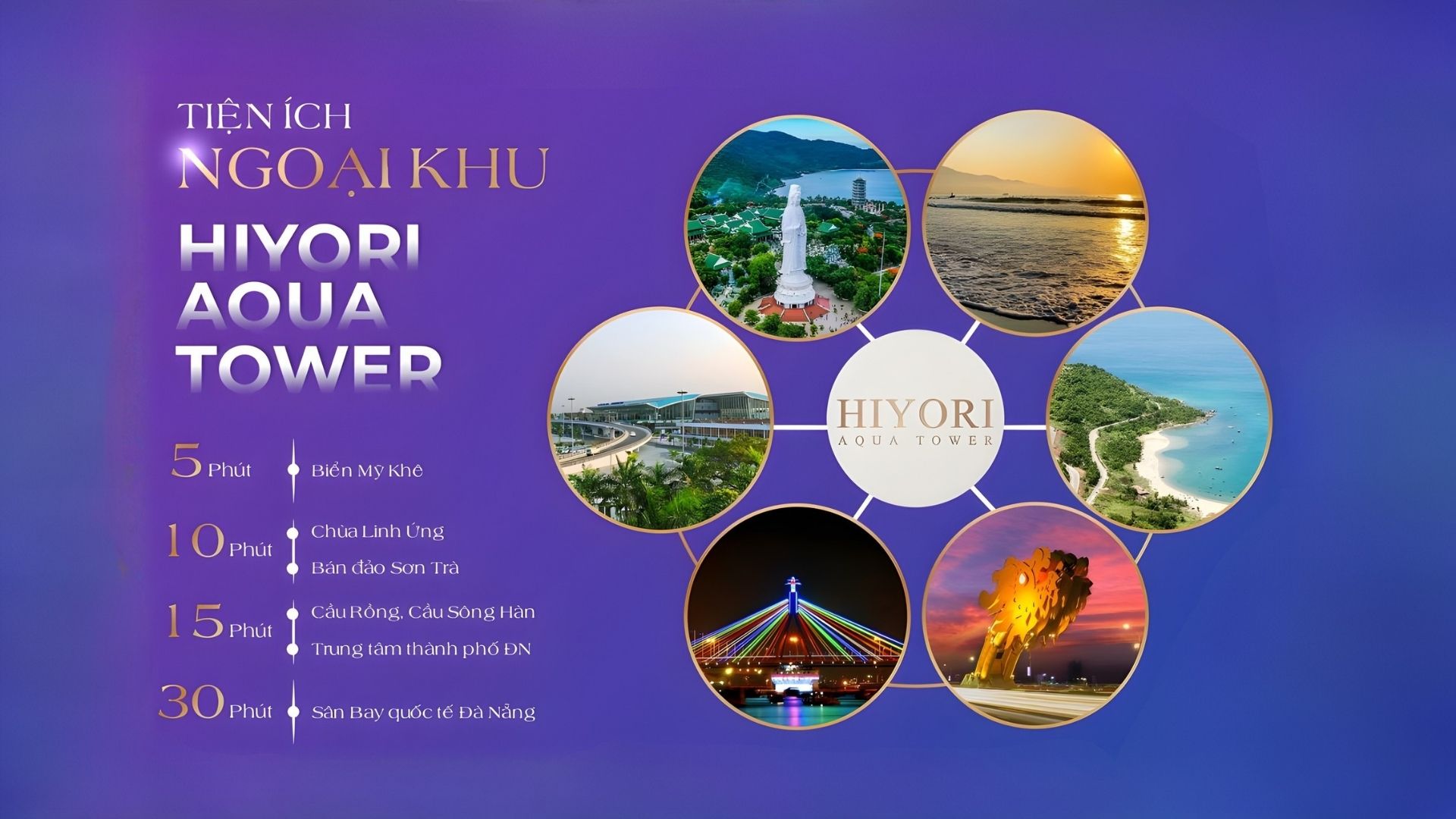 Tiện ích ngoại khu dự án căn hộ cao cấp Hiyori Aqua Đà Nẵng