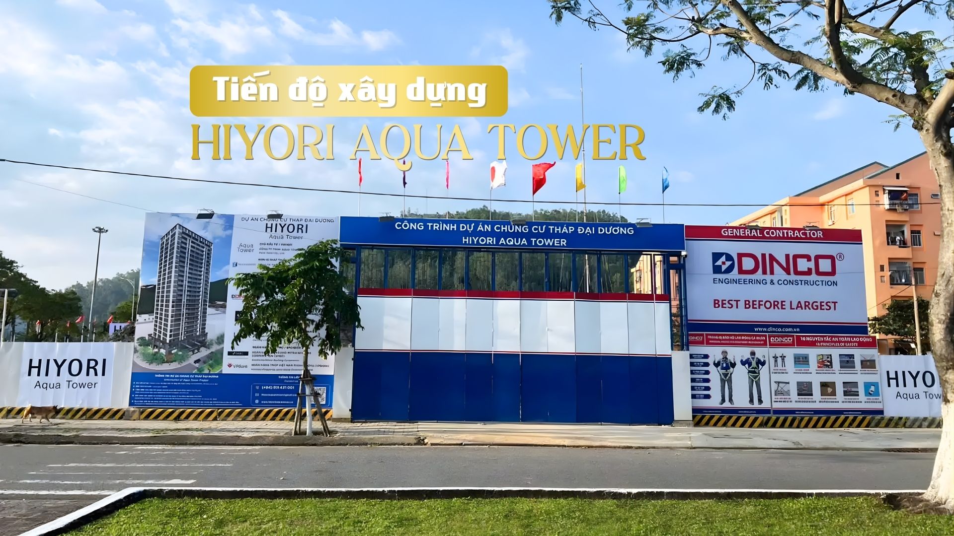 Cập nhật Tiến độ xây dựng Hiyori Aqua Tower Đà Nẵng mới nhất 2026