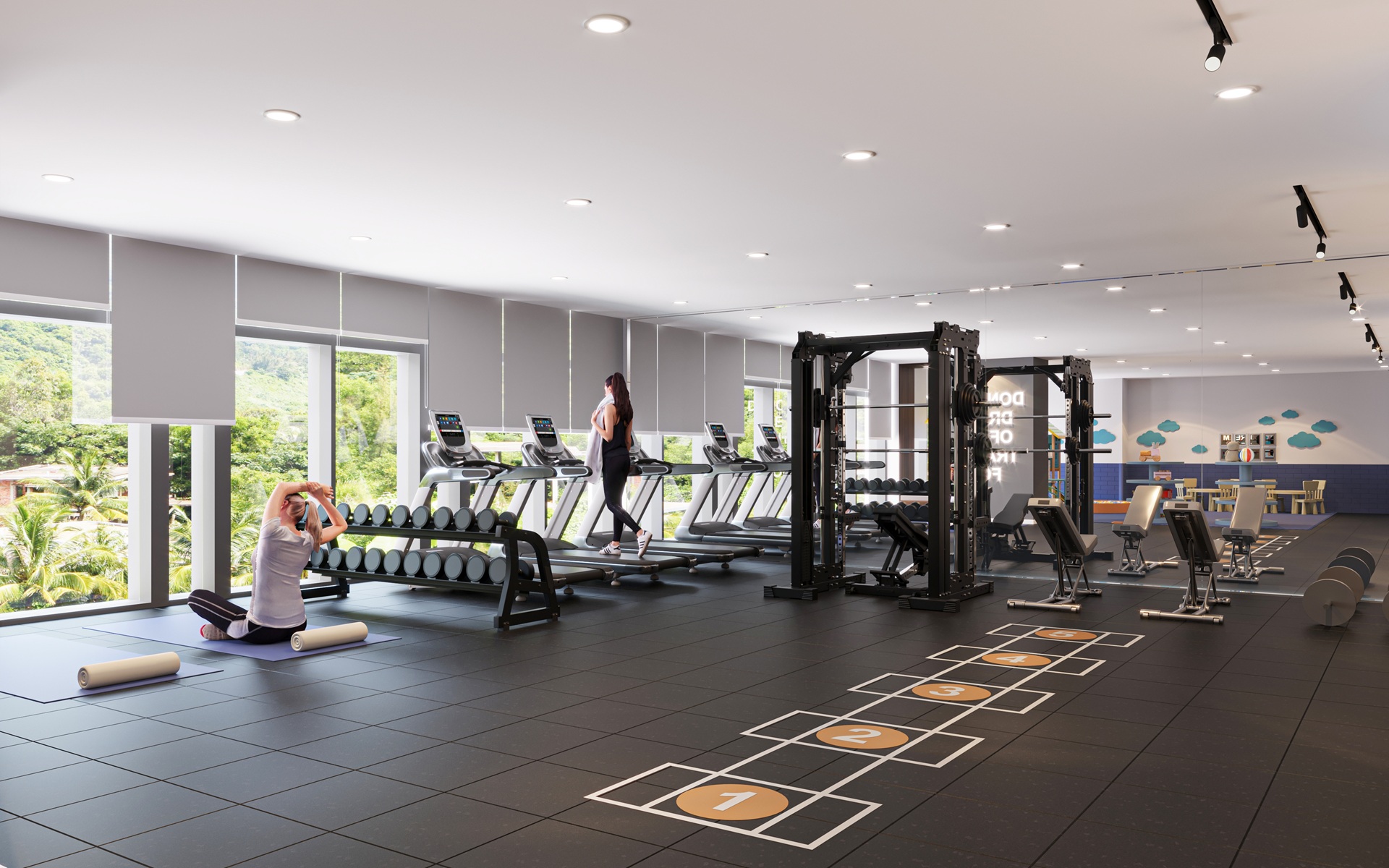 Gym, Yoga Căn hộ Hiyori Aqua Tower Đà Nẵng